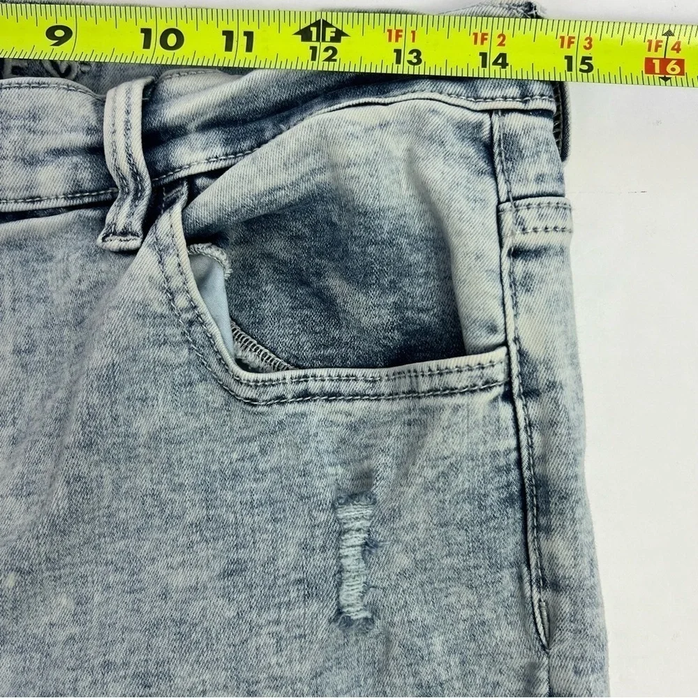 Justice Girl’s Jeans & Cat & Jack Belts Sz 16 Plus Raw Hems Pockets Stretch